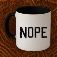 NOPE Funny Meme Coffee Mug thumb 2
