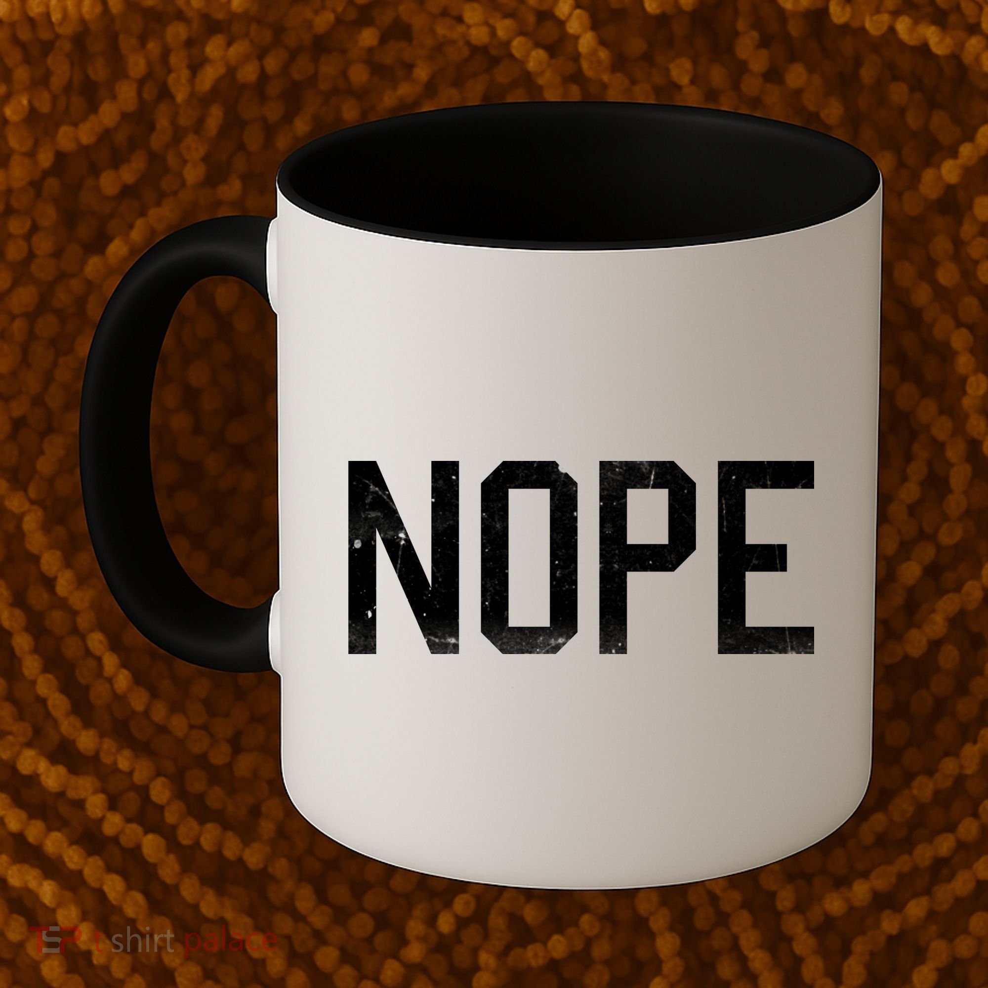 NOPE Funny Meme Coffee Mug