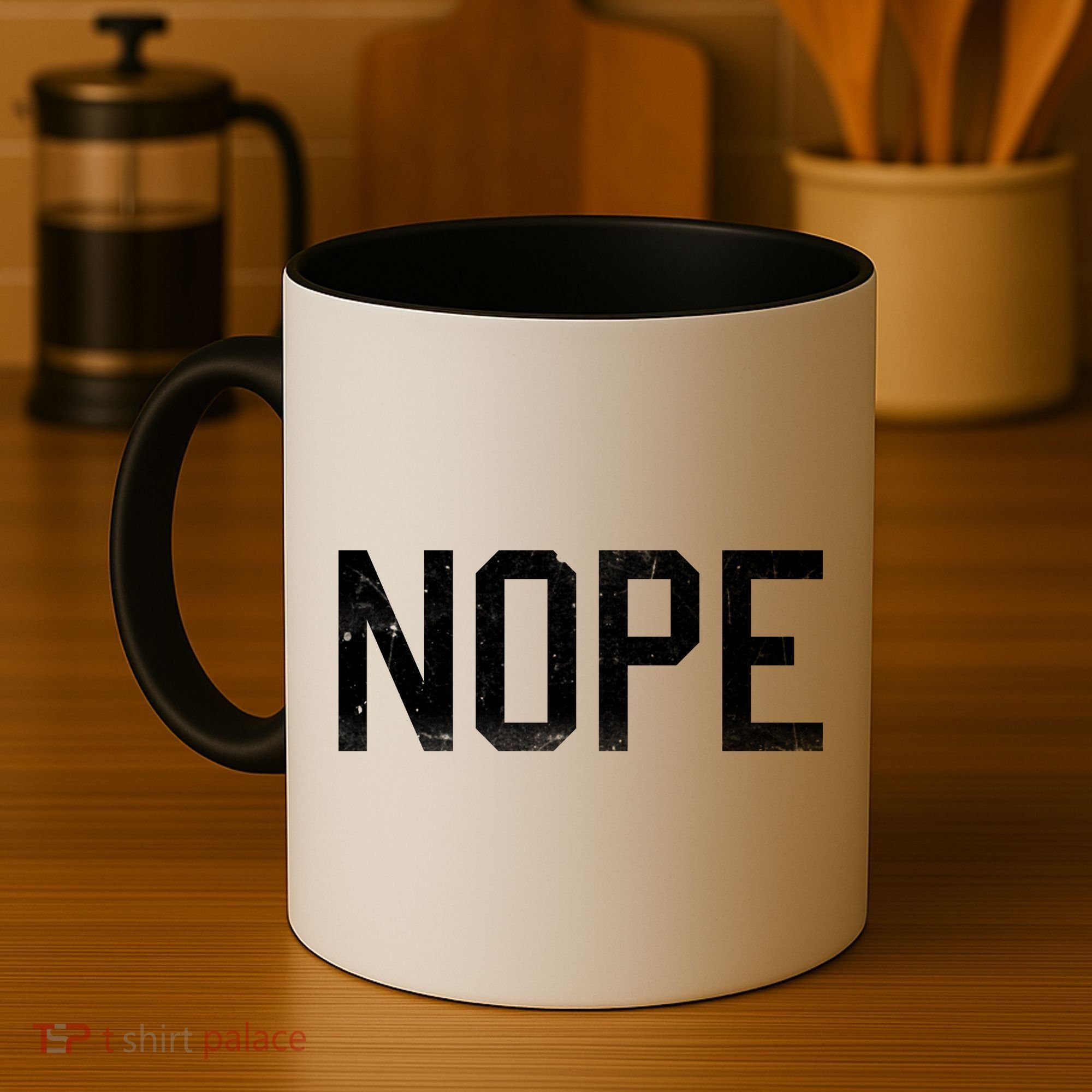 NOPE Funny Meme Coffee Mug