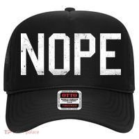 NOPE Funny Meme Hat thumb 0