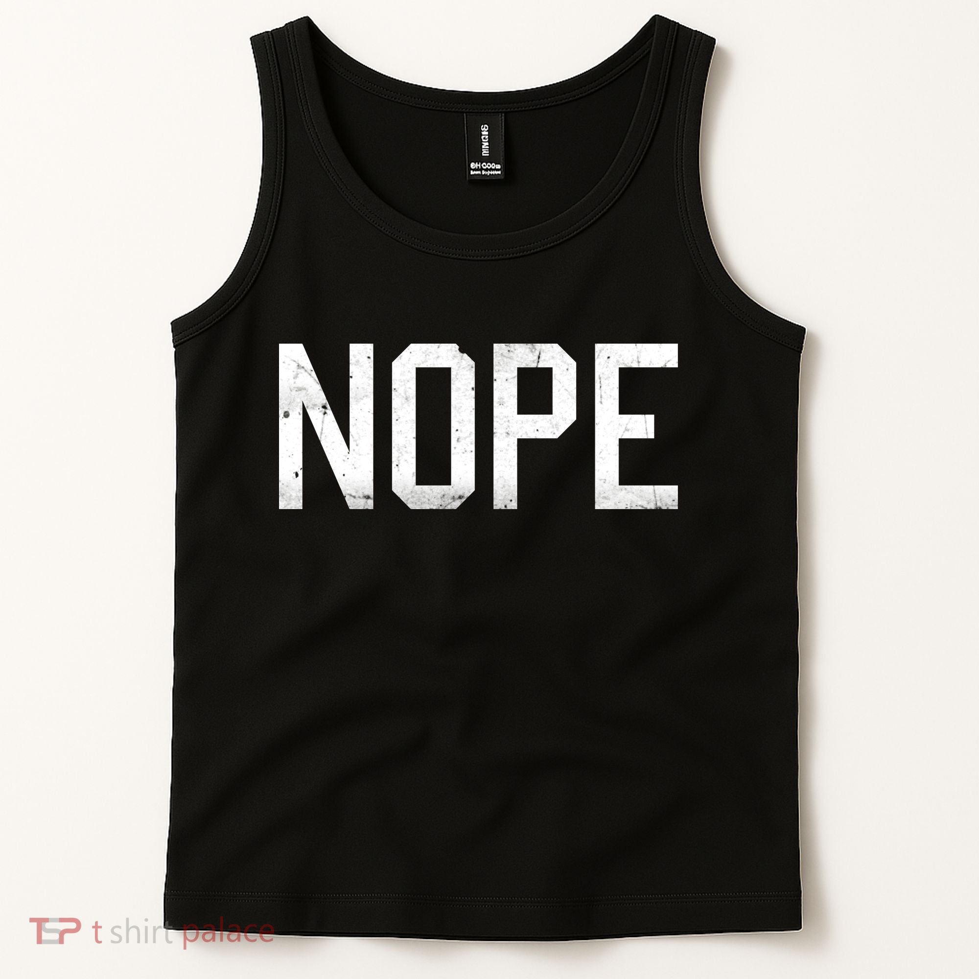 NOPE Funny Meme Tank Top