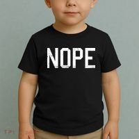 NOPE Funny Meme Toddler T-Shirt thumb 2