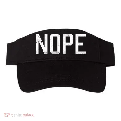 NOPE Funny Meme Visor