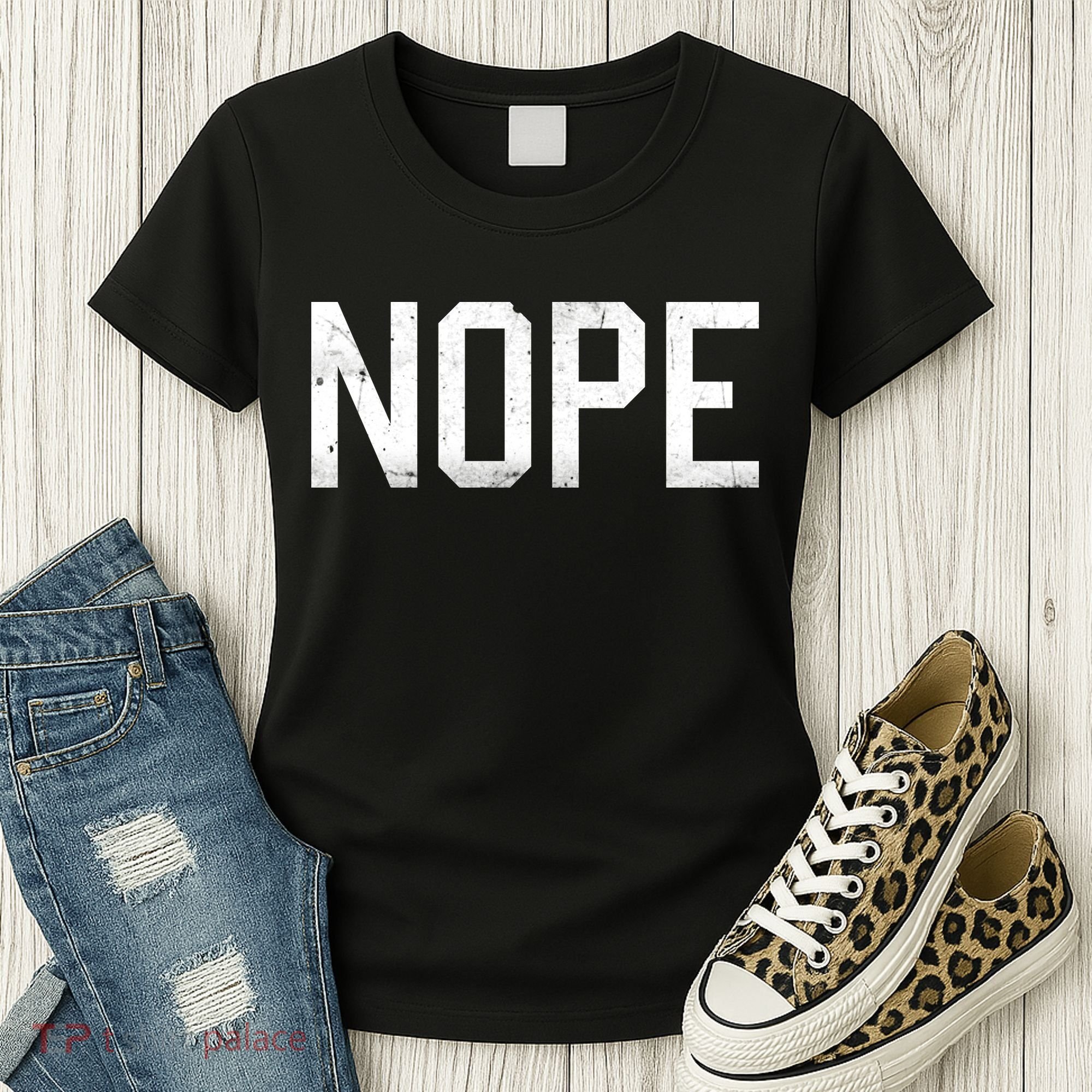 NOPE Funny Meme Women's T-Shirt
