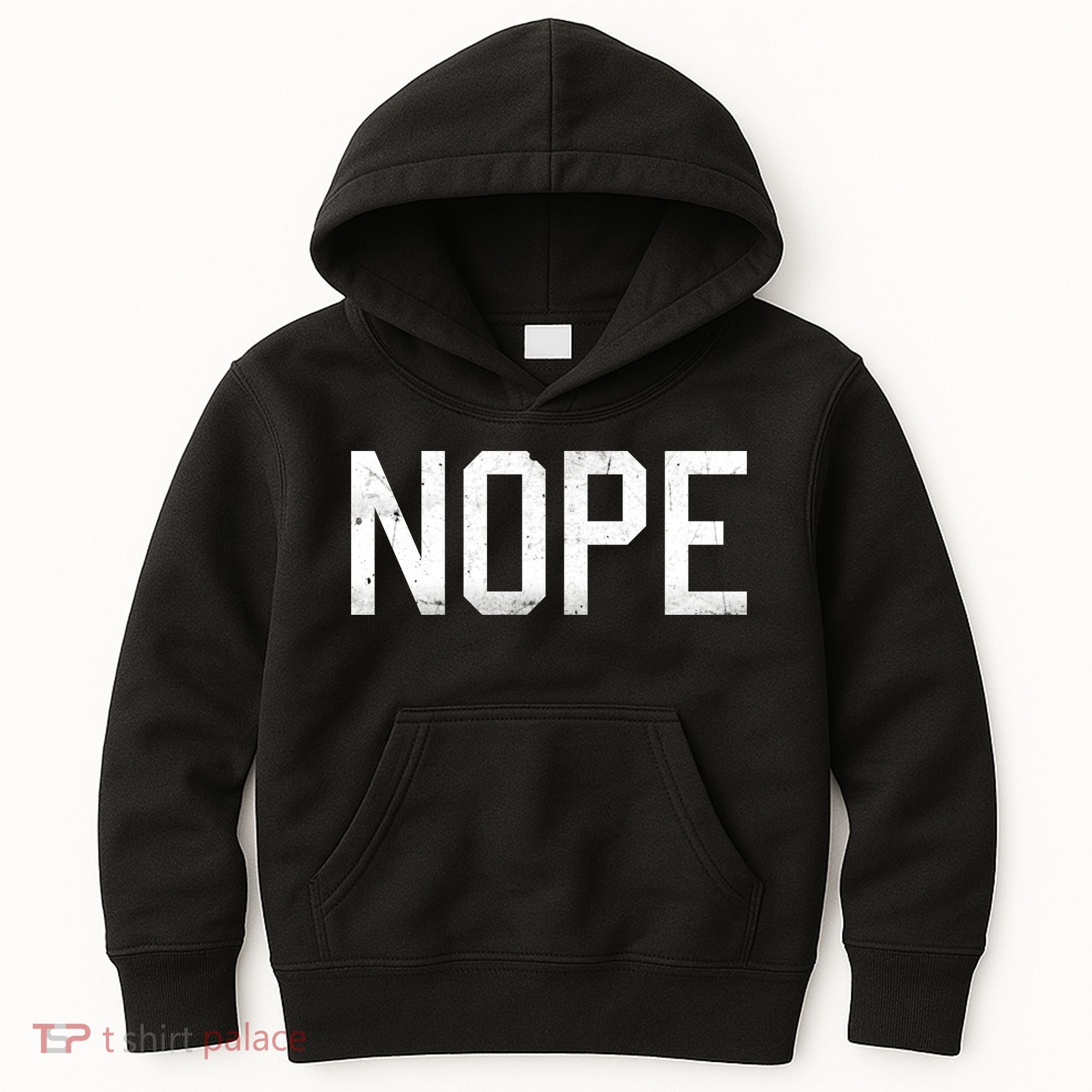 NOPE Funny Meme Kids Hoodie