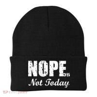 Nope Not Today Beanie thumb 0