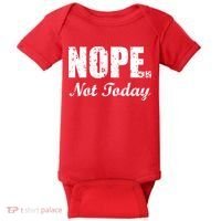 Nope Not Today Baby Bodysuit thumb 0