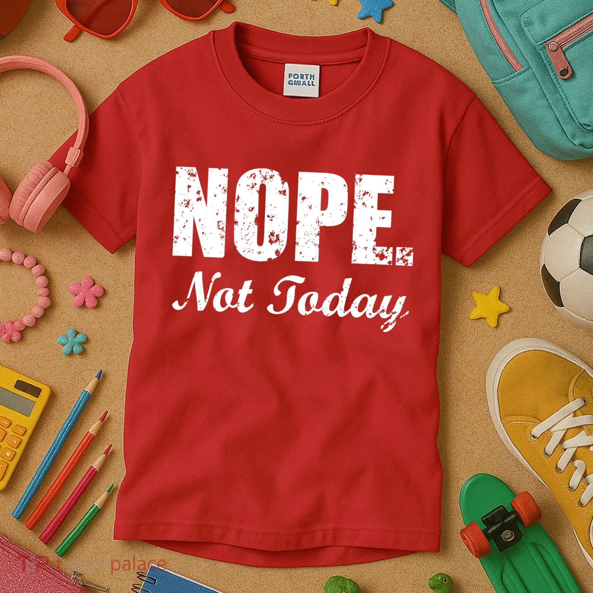 Nope Not Today Kids T-Shirt