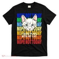 Nope Not Today I Have Plans With My Cat T-Shirt thumb 0