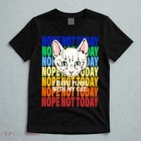 Nope Not Today I Have Plans With My Cat T-Shirt thumb 5