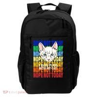 Nope Not Today I Have Plans With My Cat Backpack thumb 0