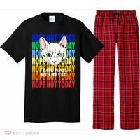 Nope Not Today I Have Plans With My Cat Pajama Set thumb 0