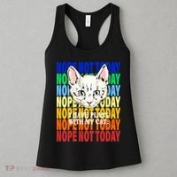 Nope Not Today I Have Plans With My Cat Women's Tank Top thumb 3