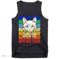 Nope Not Today I Have Plans With My Cat Tank Top thumb 0