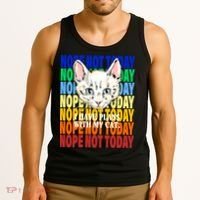 Nope Not Today I Have Plans With My Cat Tank Top thumb 3