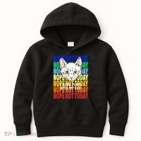 Nope Not Today I Have Plans With My Cat Kids Hoodie thumb 0