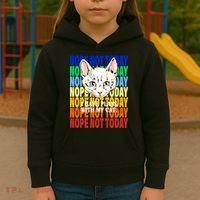 Nope Not Today I Have Plans With My Cat Kids Hoodie thumb 3