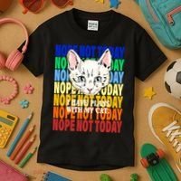 Nope Not Today I Have Plans With My Cat Kids T-Shirt thumb 3