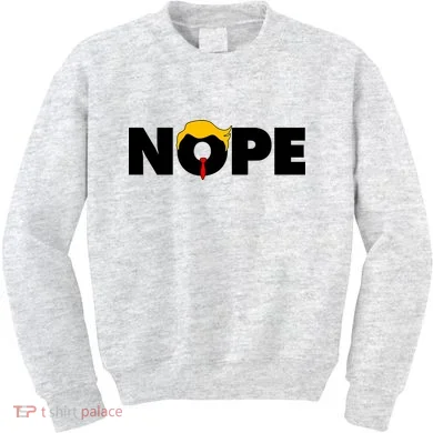 Nope To Trump Kids Sweatshirt