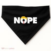 Nope To Trump USA-Made Doggie Bandana thumb 0