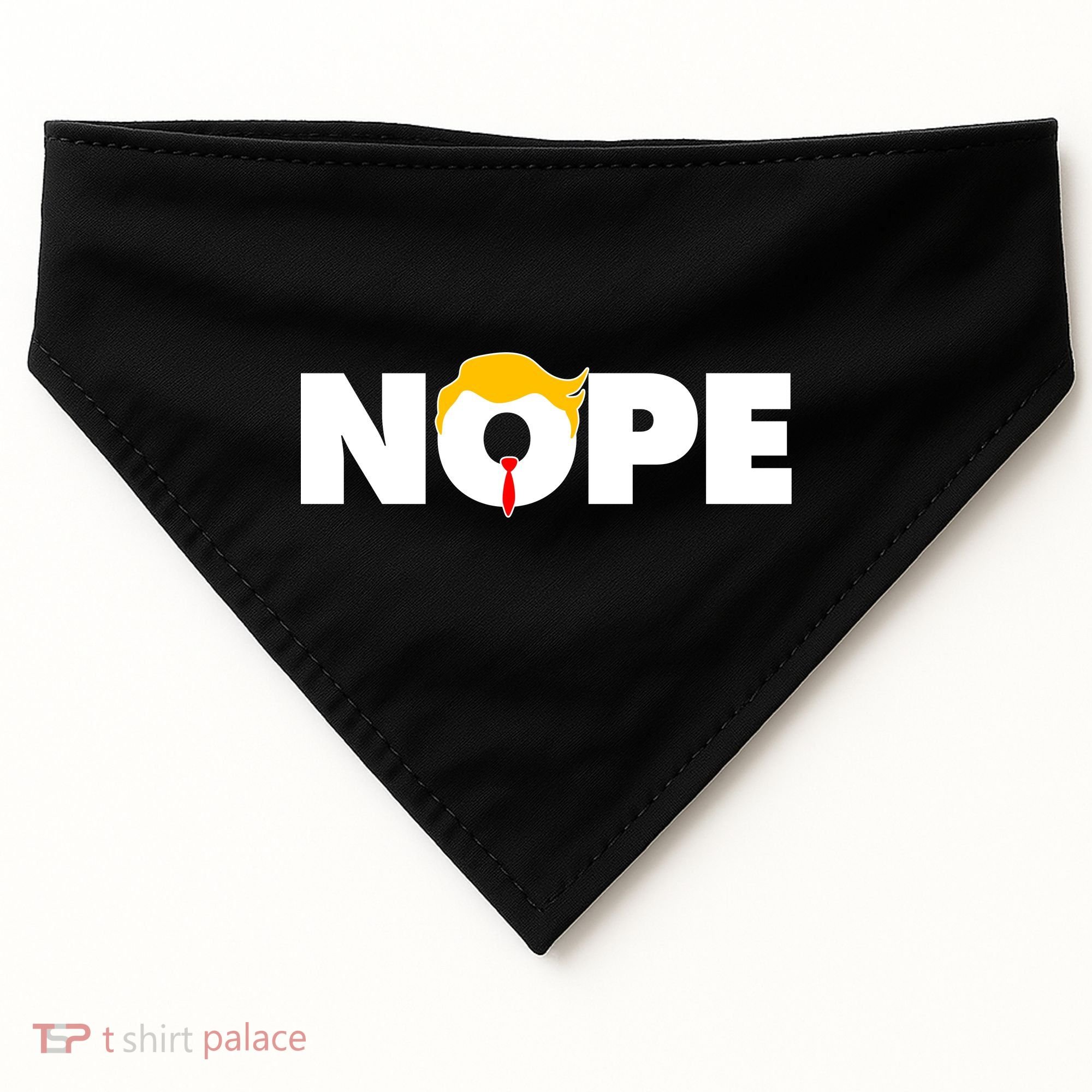 Nope To Trump USA-Made Doggie Bandana