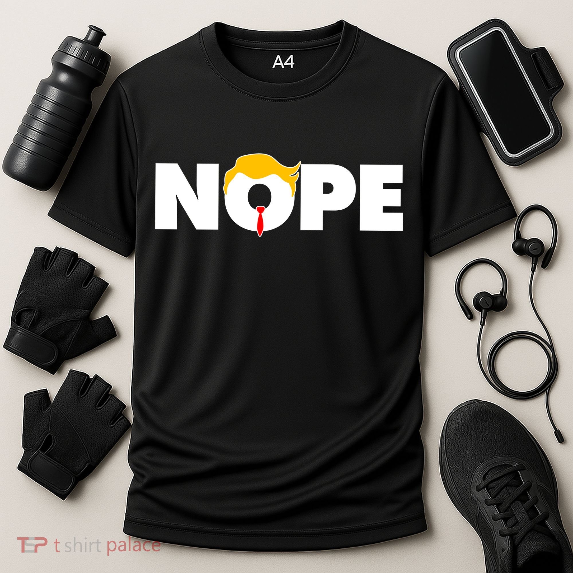 Nope To Trump Cooling Performance Crew T-Shirt
