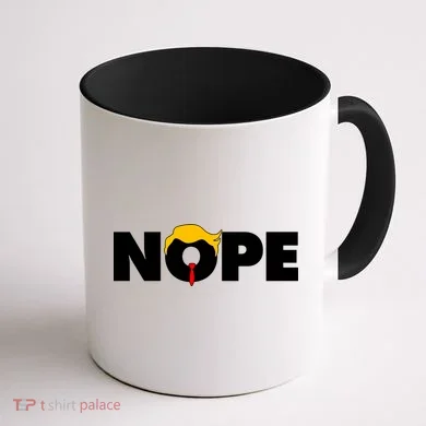 Nope To Trump Coffee Mug back