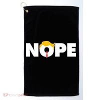 Nope To Trump Golf Towel thumb 0