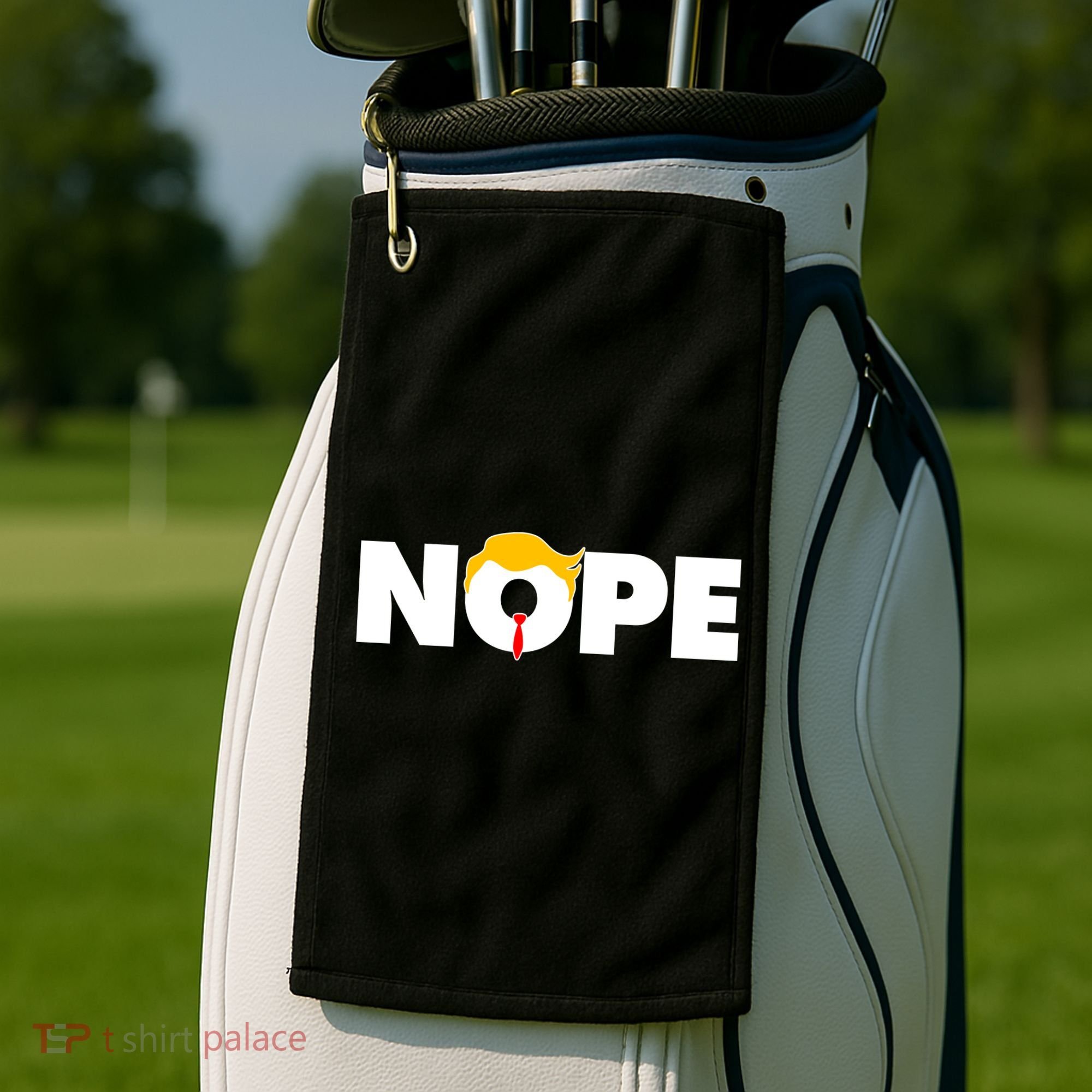 Nope To Trump Golf Towel