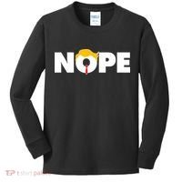 Nope To Trump Kids Long Sleeve Shirt thumb 0