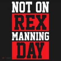 Not On Rex Manning Day Loves Funny Quote Visor thumb 3