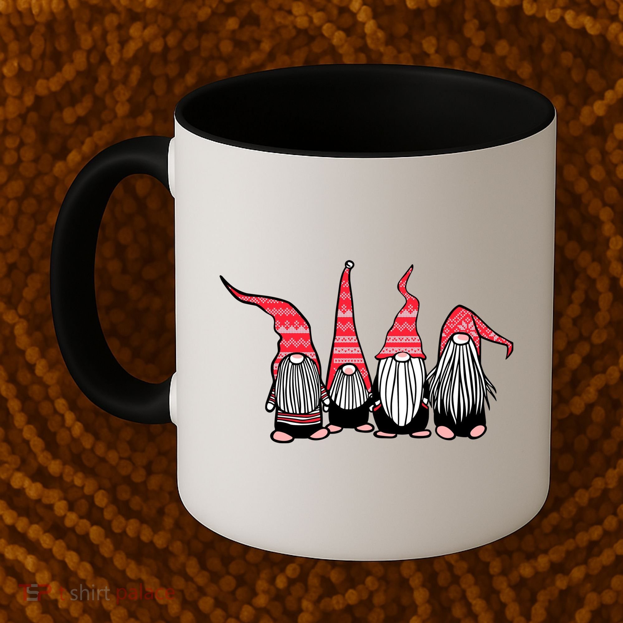 Nordic Gnomes Winter Christmas Coffee Mug