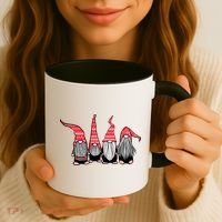 Nordic Gnomes Winter Christmas Coffee Mug thumb 3