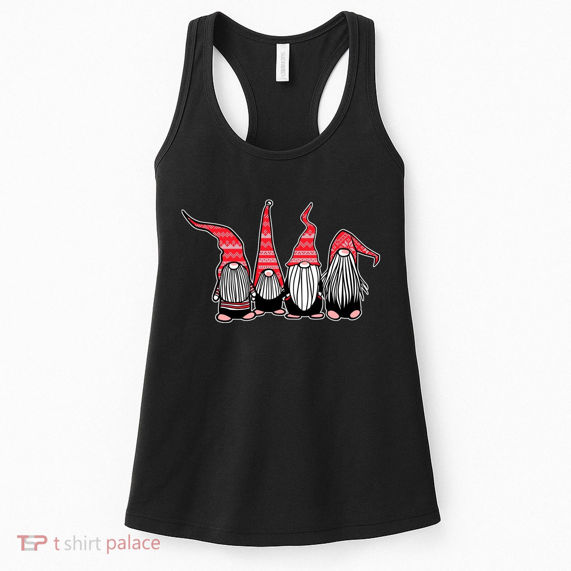 Nordic Gnomes Winter Christmas Women's Tank Top