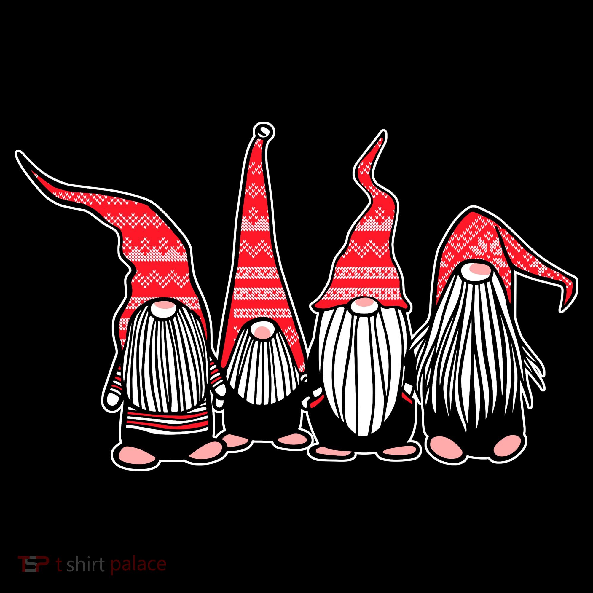 Nordic Gnomes Winter Christmas Baby Bodysuit