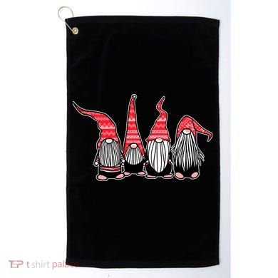 Nordic Gnomes Winter Christmas Golf Towel