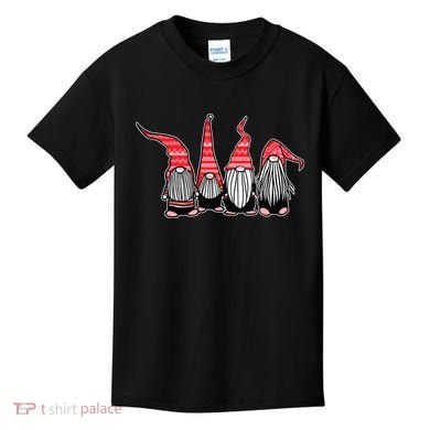 Nordic Gnomes Winter Christmas Kids T-Shirt