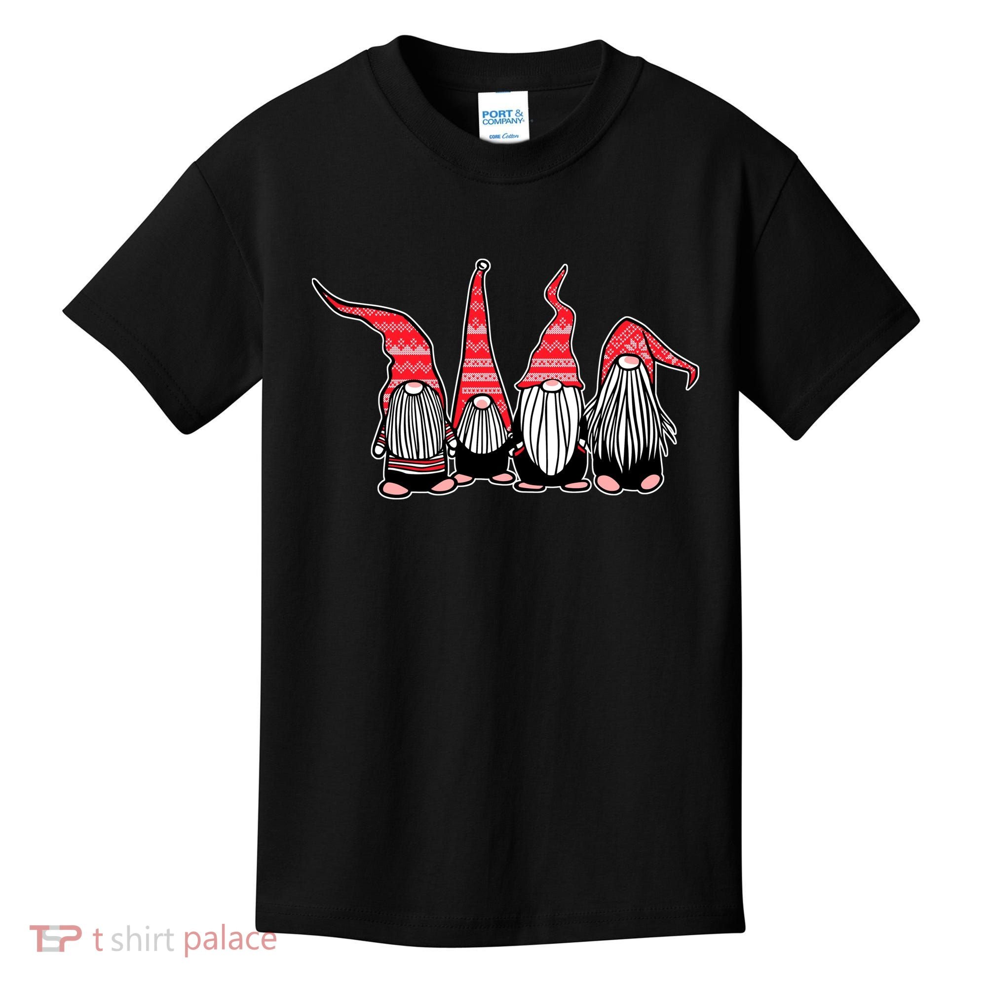 Nordic Gnomes Winter Christmas Kids T-Shirt