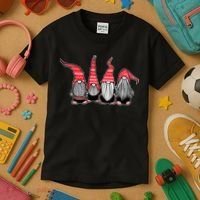 Nordic Gnomes Winter Christmas Kids T-Shirt thumb 3