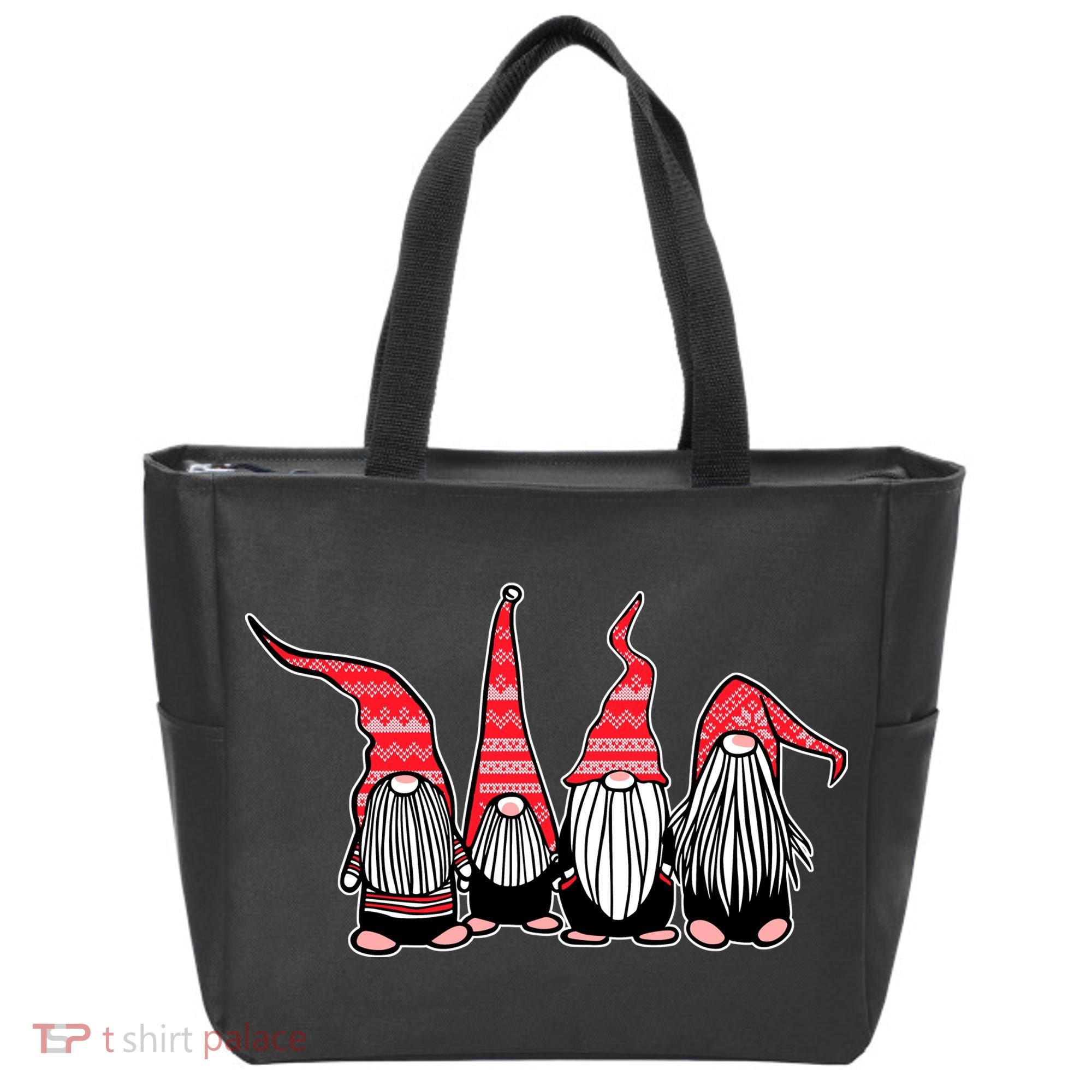 Nordic Gnomes Winter Christmas Tote Bag