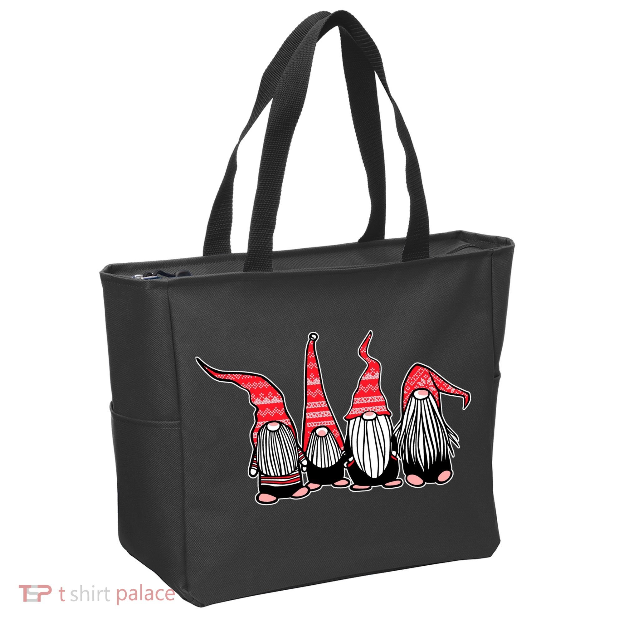 Nordic Gnomes Winter Christmas Tote Bag