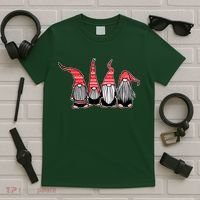 Nordic Gnomes Winter Christmas T-Shirt thumb 5
