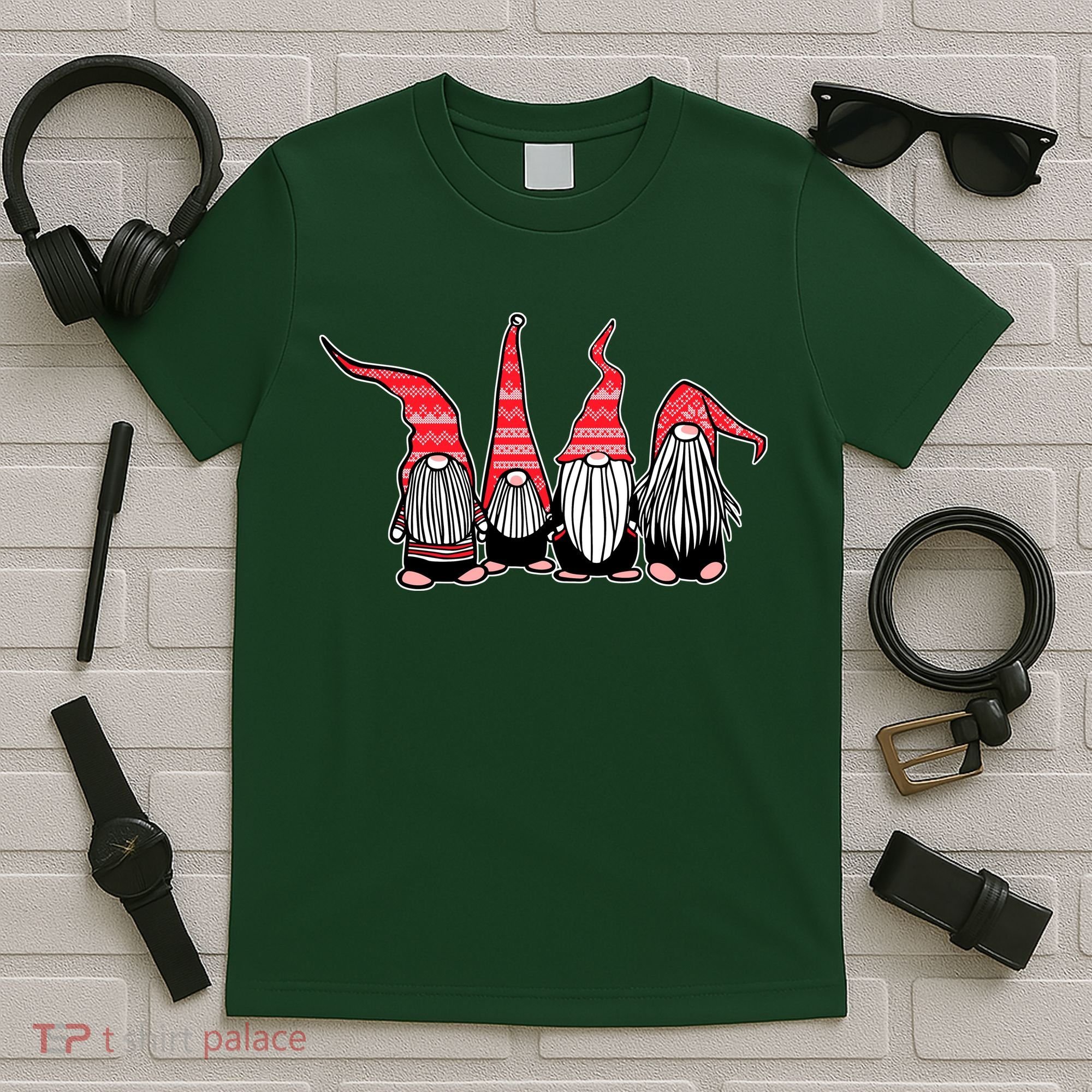Nordic Gnomes Winter Christmas T-Shirt