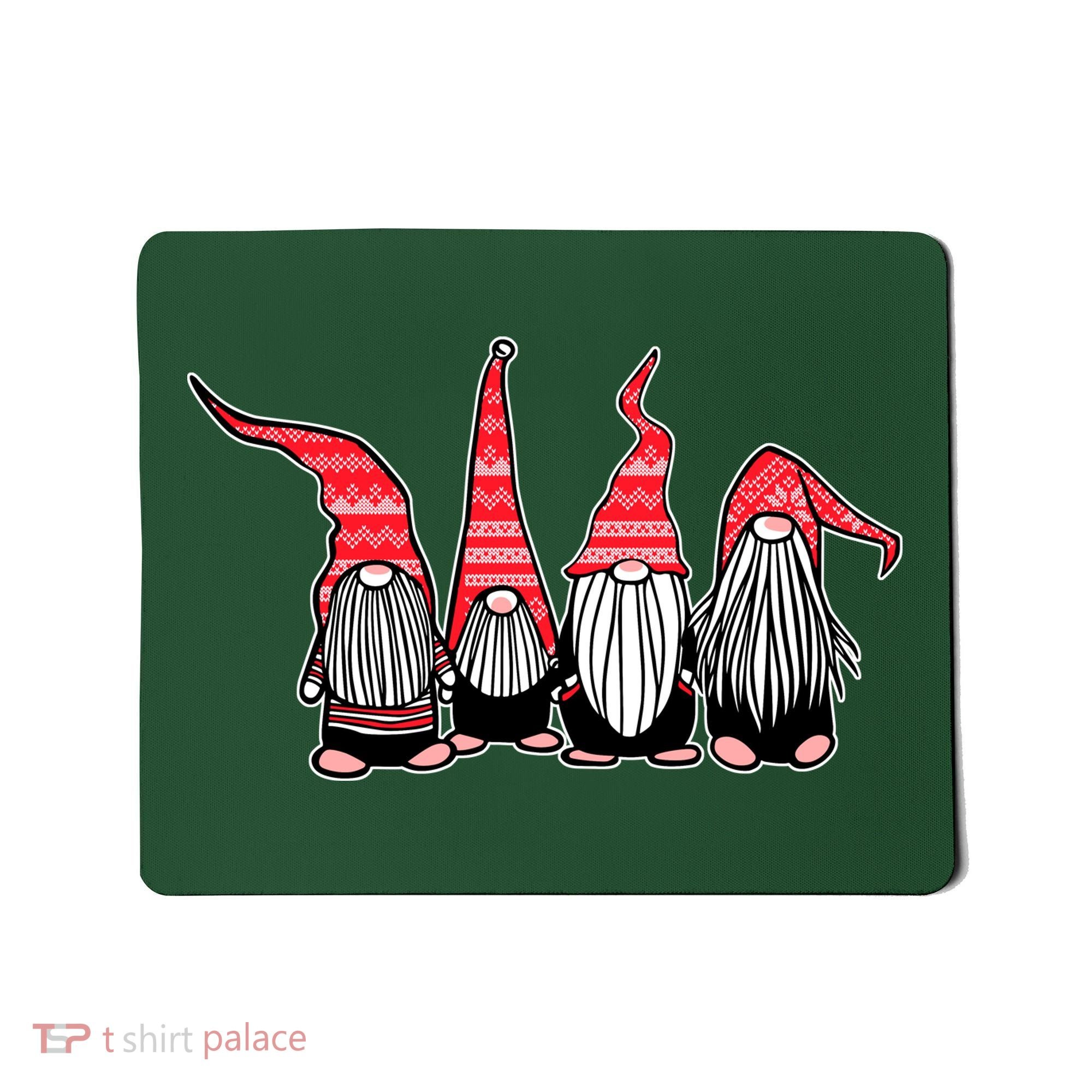 Nordic Gnomes Winter Christmas Mousepad
