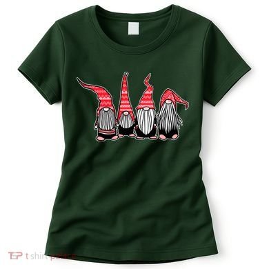 Nordic Gnomes Winter Christmas Women's T-Shirt