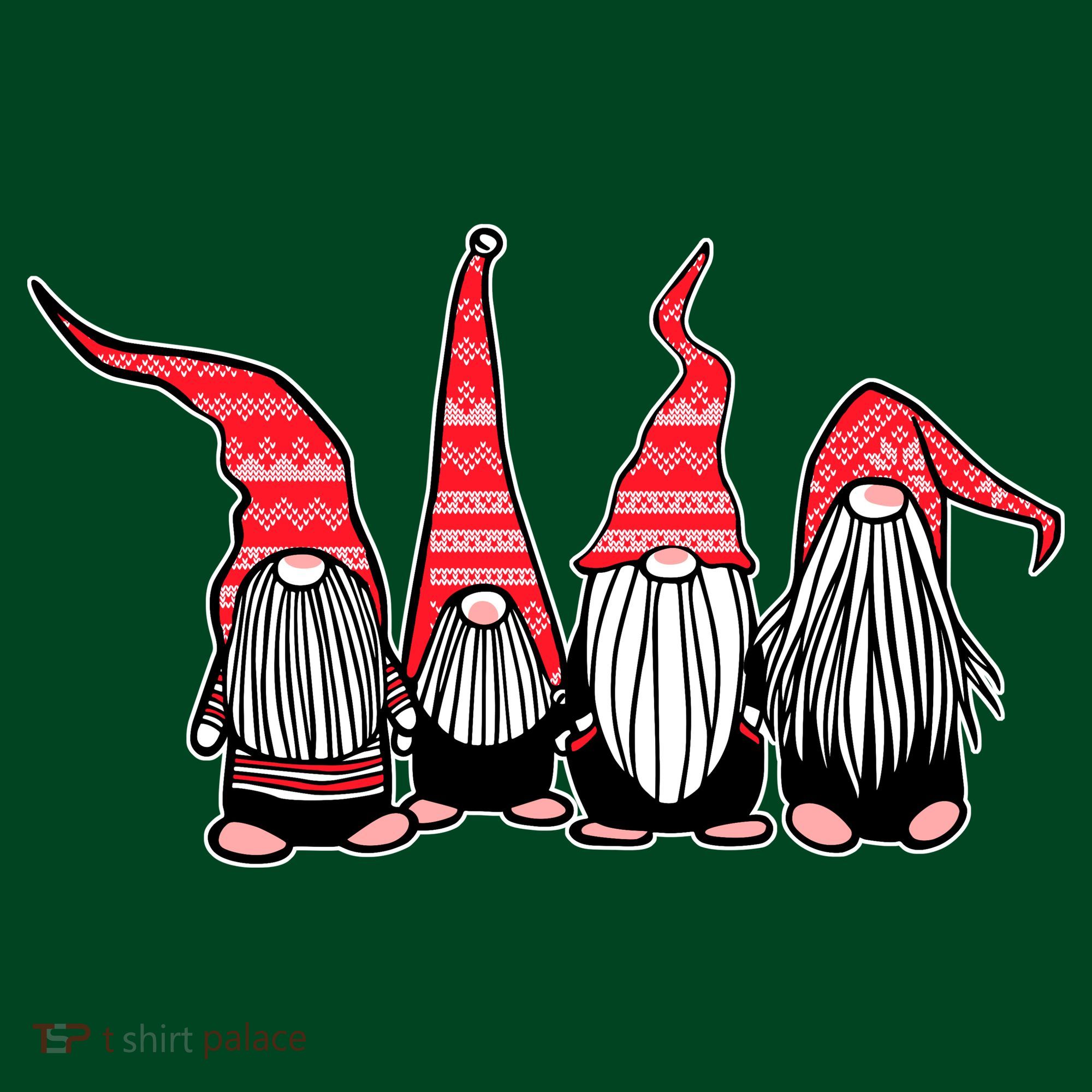Nordic Gnomes Winter Christmas Kids Sweatshirt