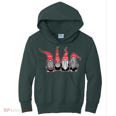 Nordic Gnomes Winter Christmas Kids Hoodie