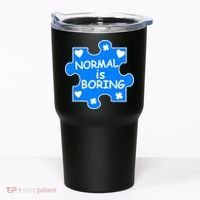 Normal Is Boring Autism Awareness Tumbler thumb 0