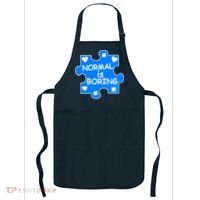 Normal Is Boring Autism Awareness Apron thumb 0