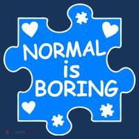 Normal Is Boring Autism Awareness Apron thumb 3